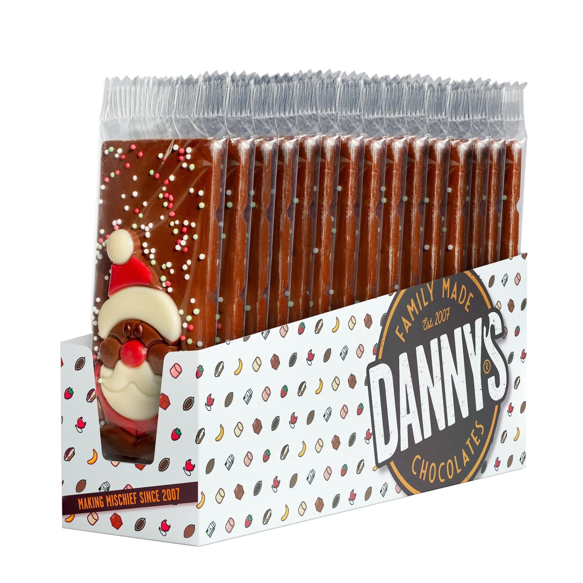 DANNY'S CHOCOLATES - Christmas Friends Bulk Pack - 15 x 50g Bars - DANNY'S CHOCOLATES